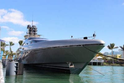 Contemporary M/Y Silver Fast the quick queen of Yachts Miami Beach