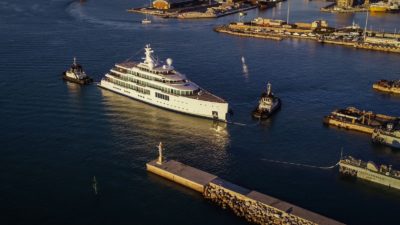 Benetti launches second giga yacht