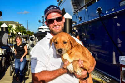 Yacht joins canine crusade after Hurricane Dorian