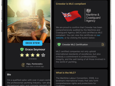Former Crewmember Creates Yacht Recruitment App